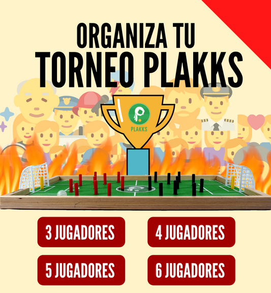 Ya puedes montar torneos del juego de fútbol Plakks con tus amig@s y familia