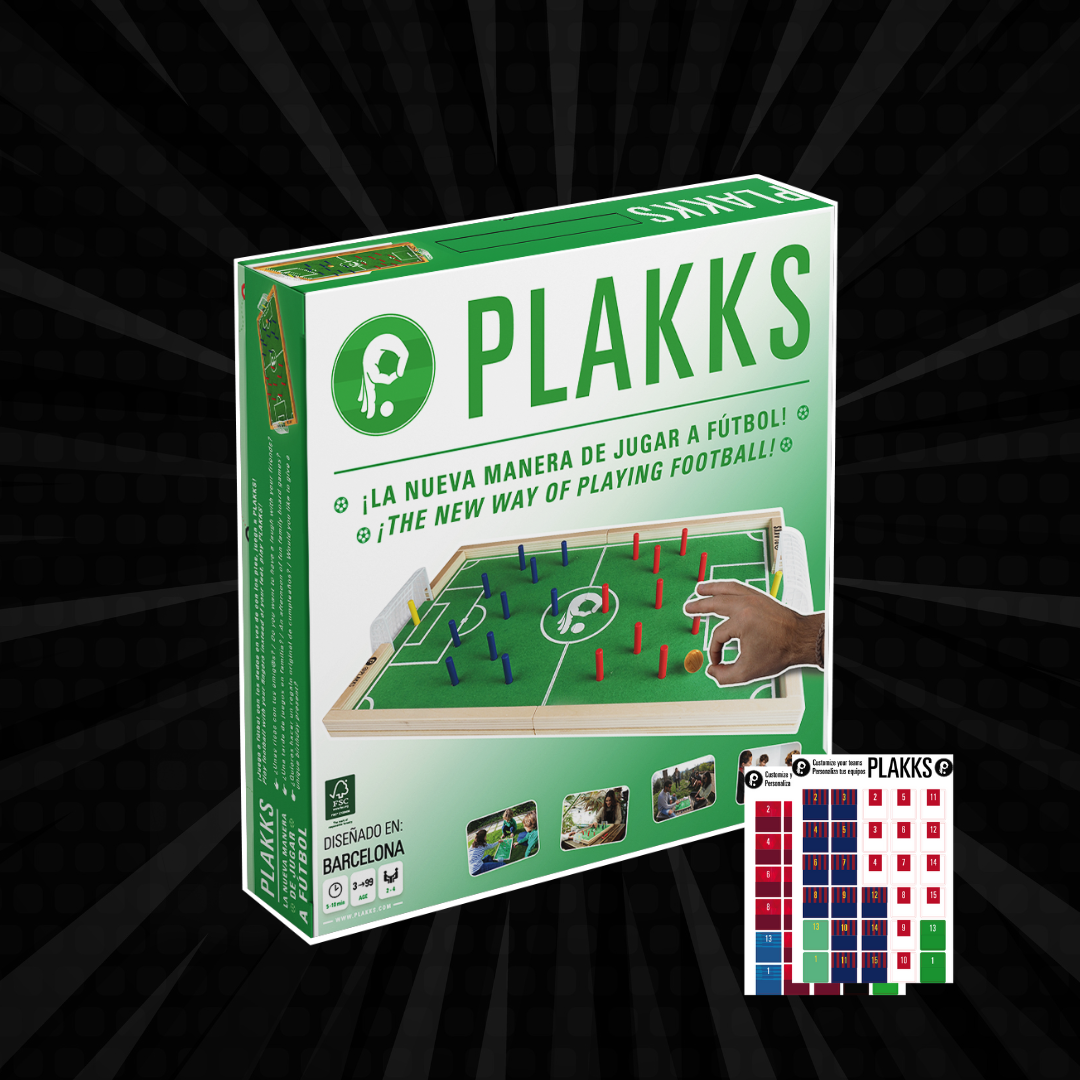 PLAKKS®️ + Equipaciones | Juego de fútbol mesa | Black Friday
