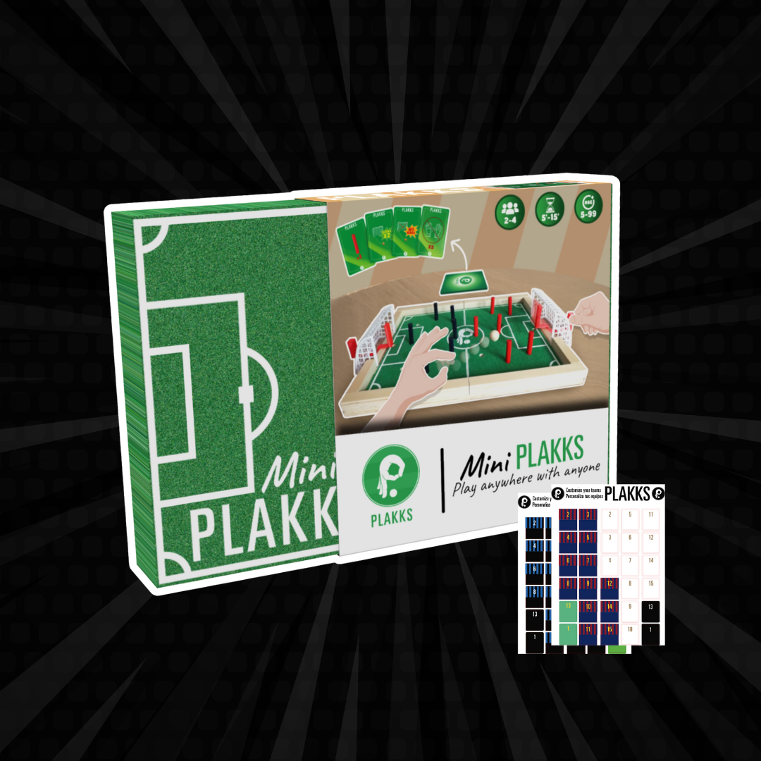 Mini PLAKKS®️ + Equipaciones | Juego de fútbol mesa | Black Friday