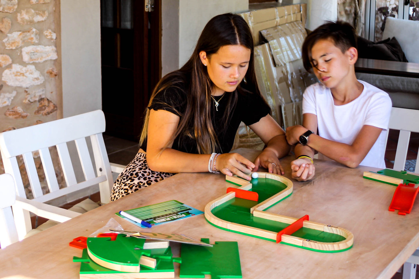 PITCH&PLAKKS®️ + Circuitos | Juego de minigolf mesa