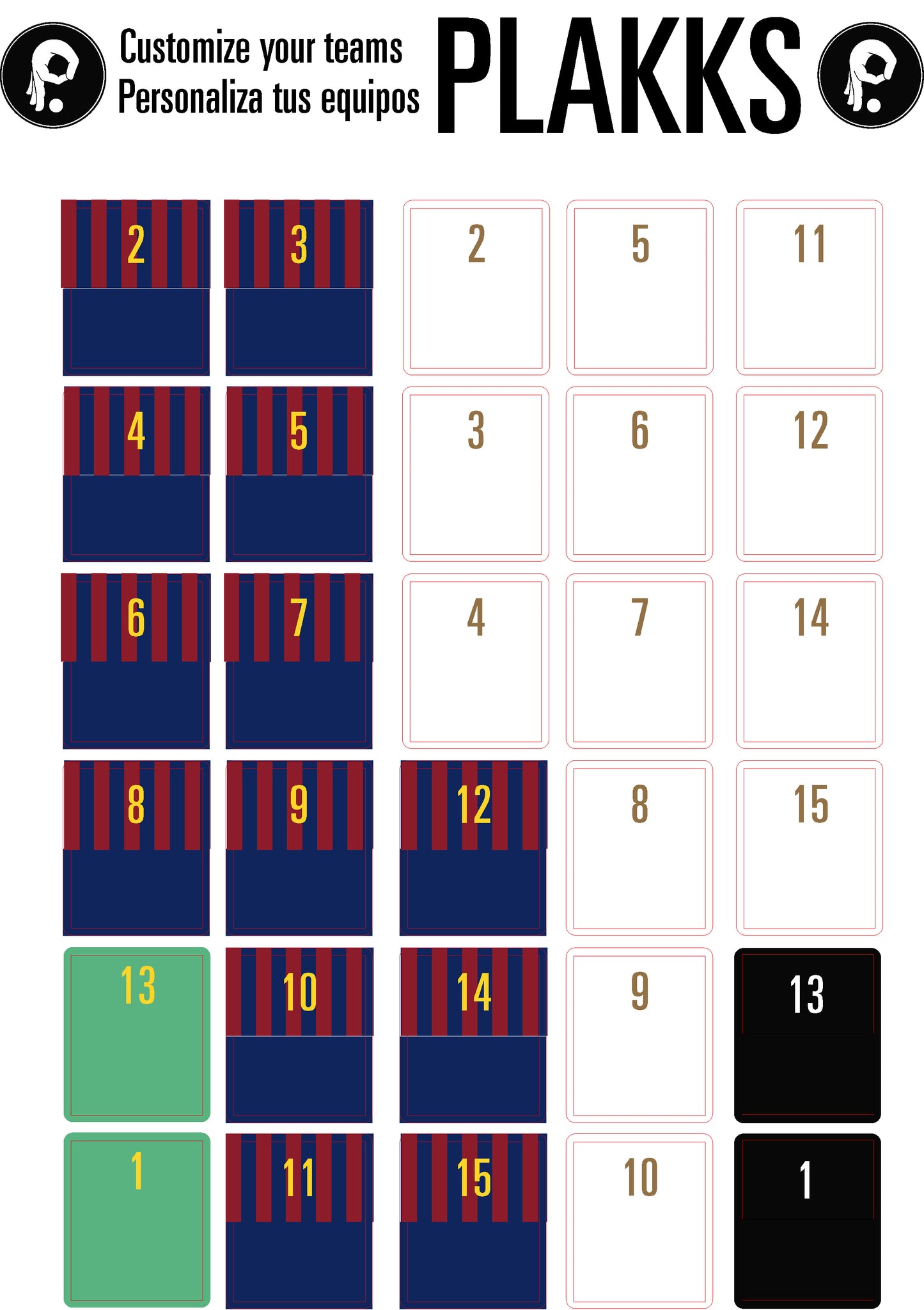 EQUIPACIONES - TEAM SHIRTS