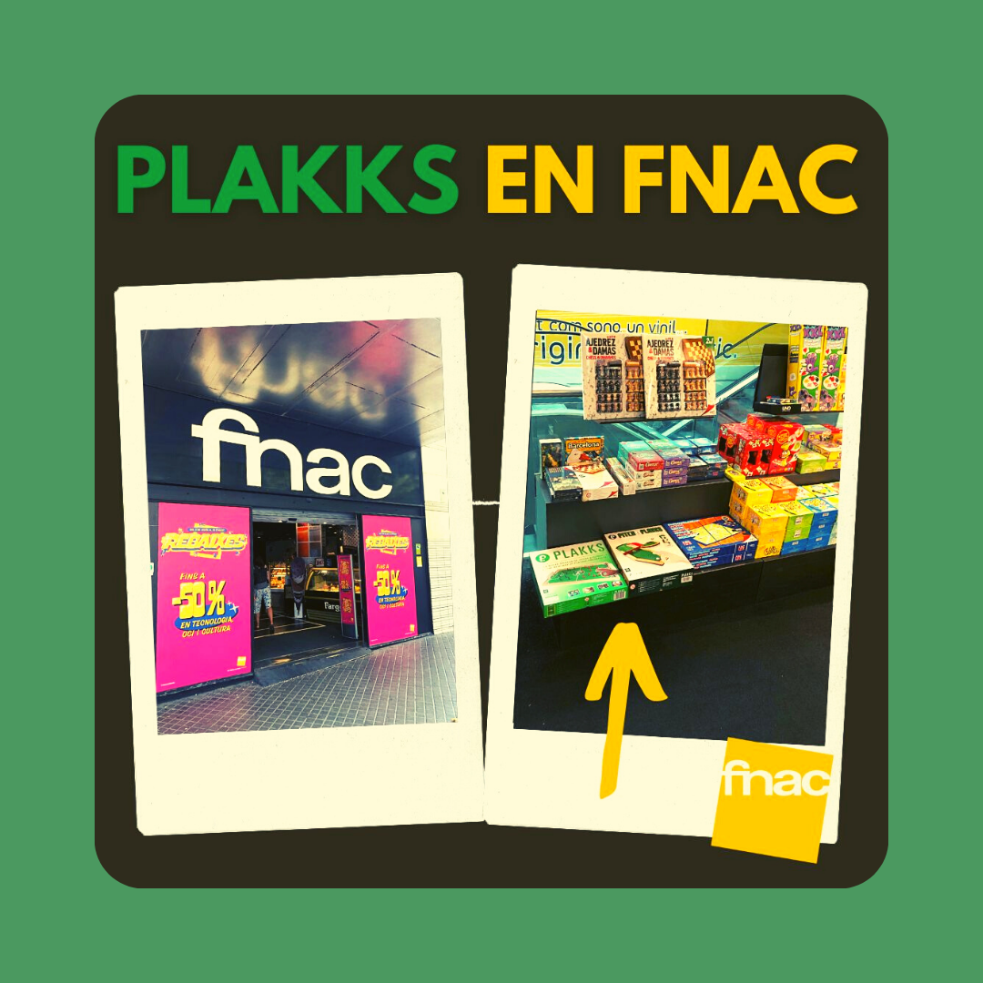 Plakks está a la venta en varios de los FNAC de España