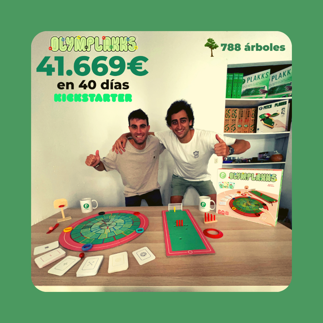 Conseguimos más de 41.669€ con el lanzamiento del juego de mesa Olymplakks en Kickstarter
