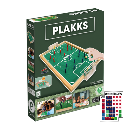 PLAKKS®️ + Equipaciones | Juego de fútbol mesa