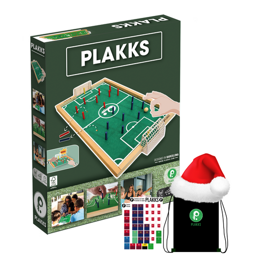 PLAKKS®️ + Equipaciones + Mochila | Juego de fútbol mesa