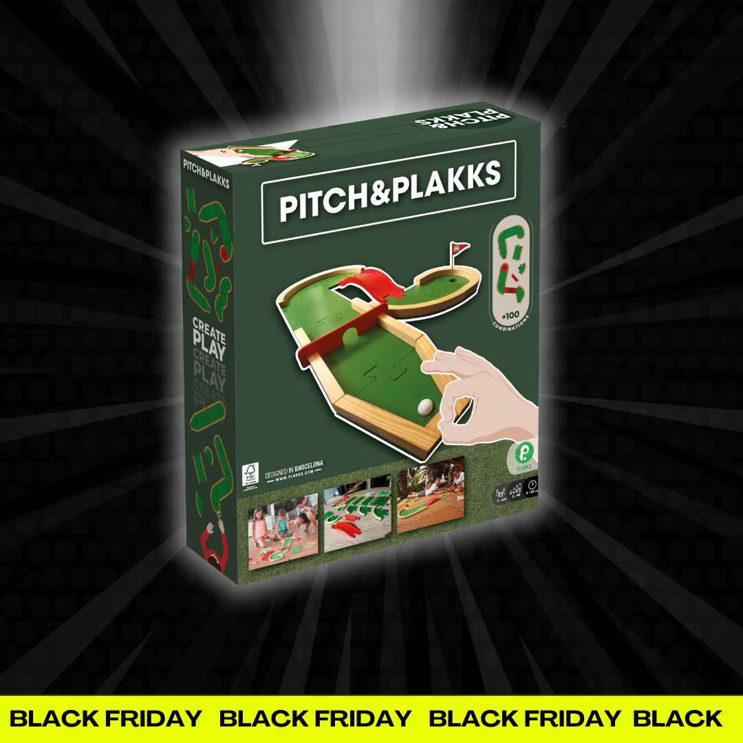 PITCH&PLAKKS®️ + Circuitos | Juego de minigolf mesa | Black Friday