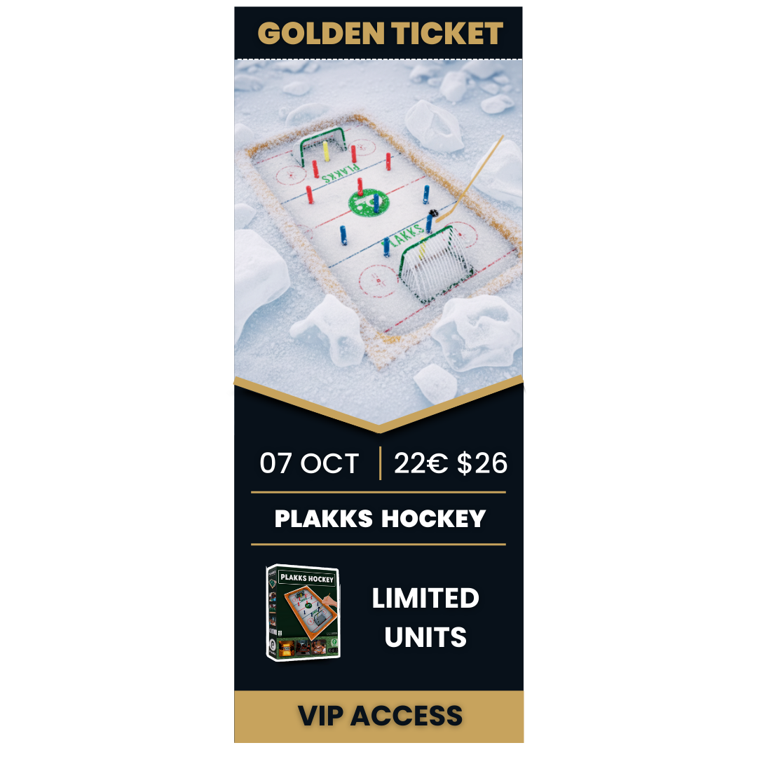 🎟️ Golden Ticket - PLAKKS HOCKEY Kickstarter