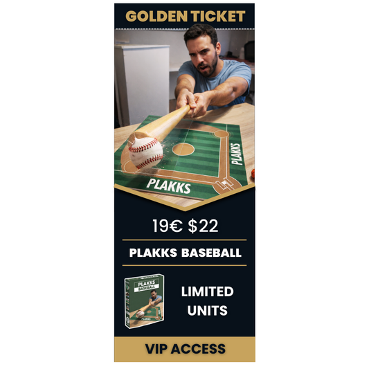 🎟️ Golden Ticket - PLAKKS BASEBALL Kickstarter