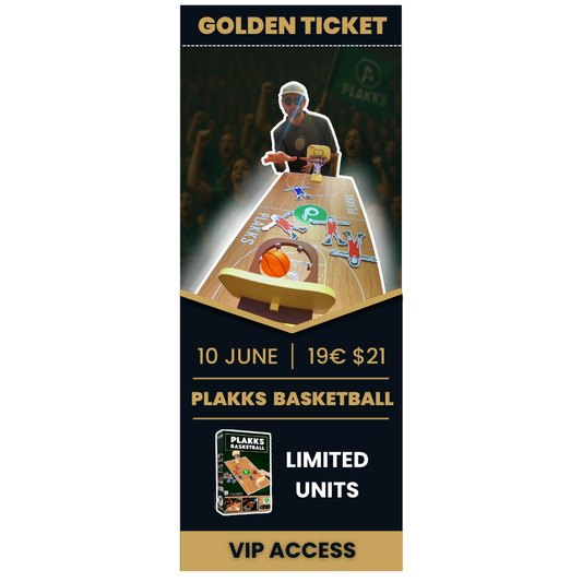 🎟️ Golden Ticket - PLAKKS BASKETBALL Kickstarter