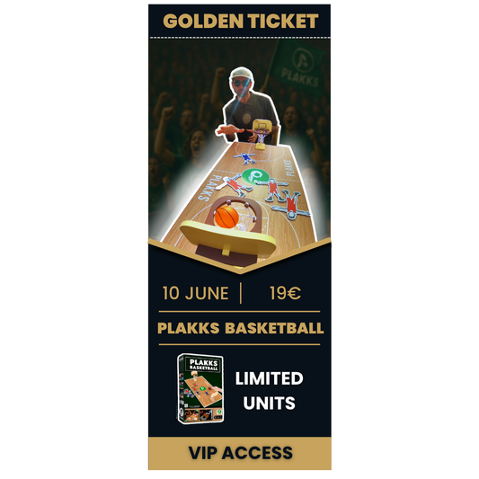 🎟️ Golden Ticket - PLAKKS BASKETBALL Kickstarter