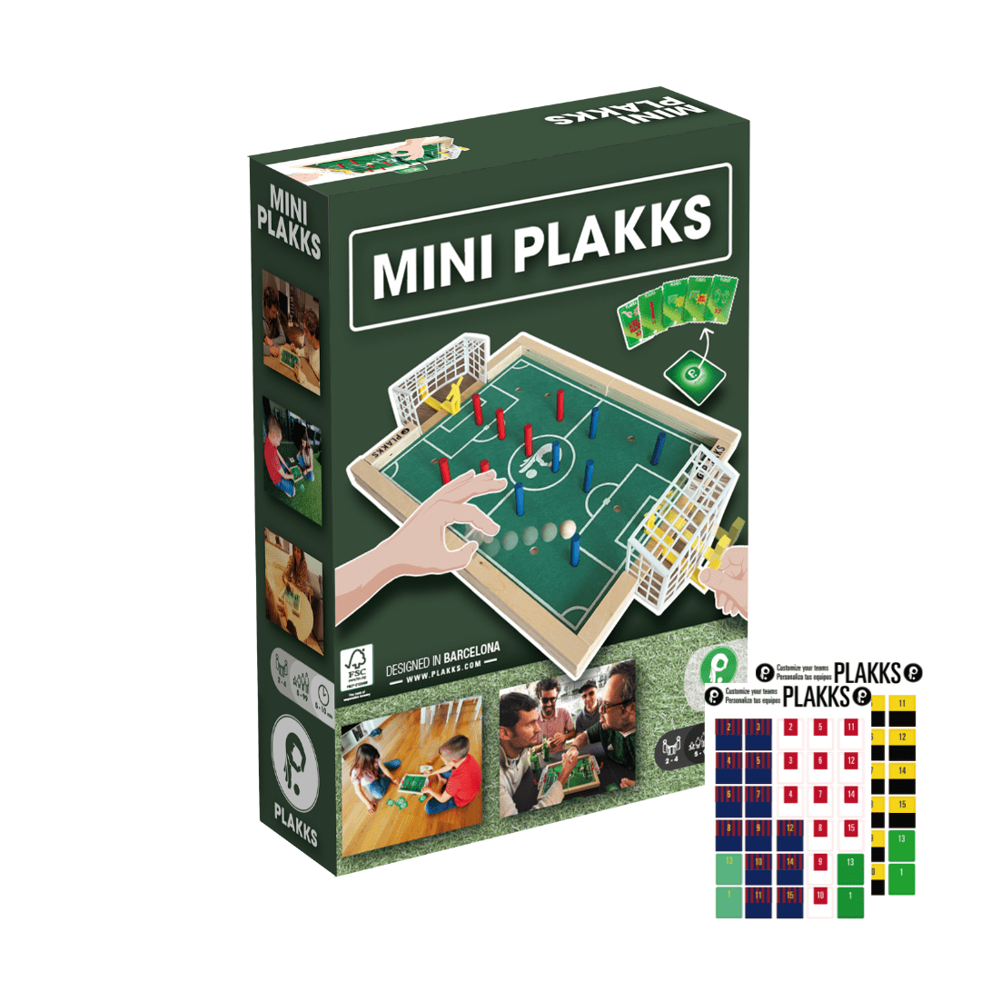 Mini PLAKKS®️ + Equipaciones | Juego de fútbol mesa