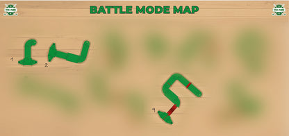 Circuitos del Battle Mode map en el juego de mesa Pitch&Plakks